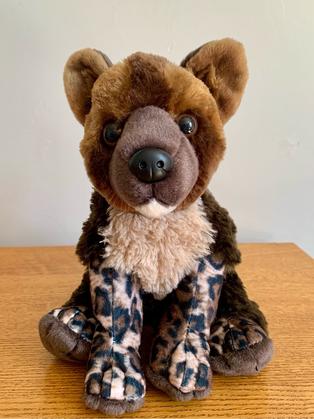African Wild Dog Pup Brown Plush from World Wildlife Foundation